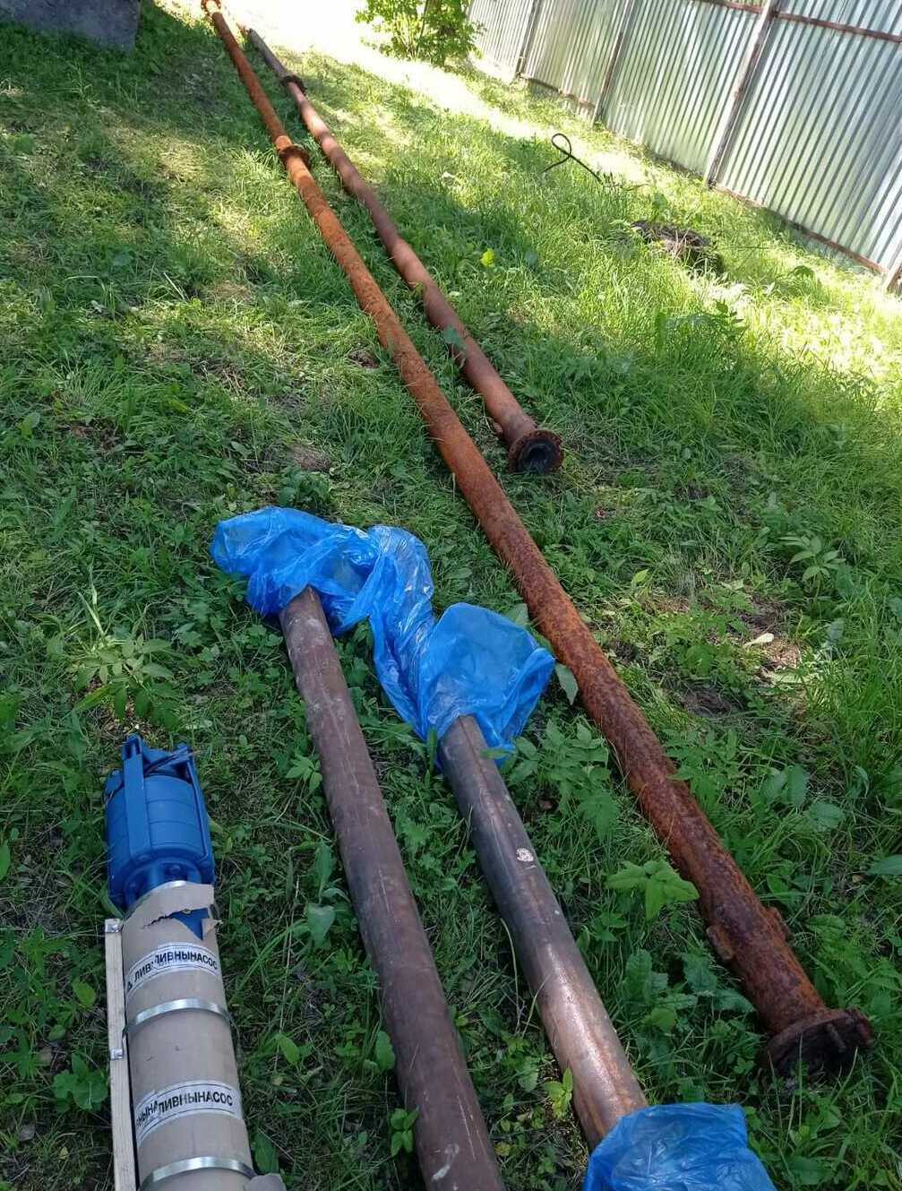 Монтаж ЭЦВ насоса Монтаж ЭЦВ насоса