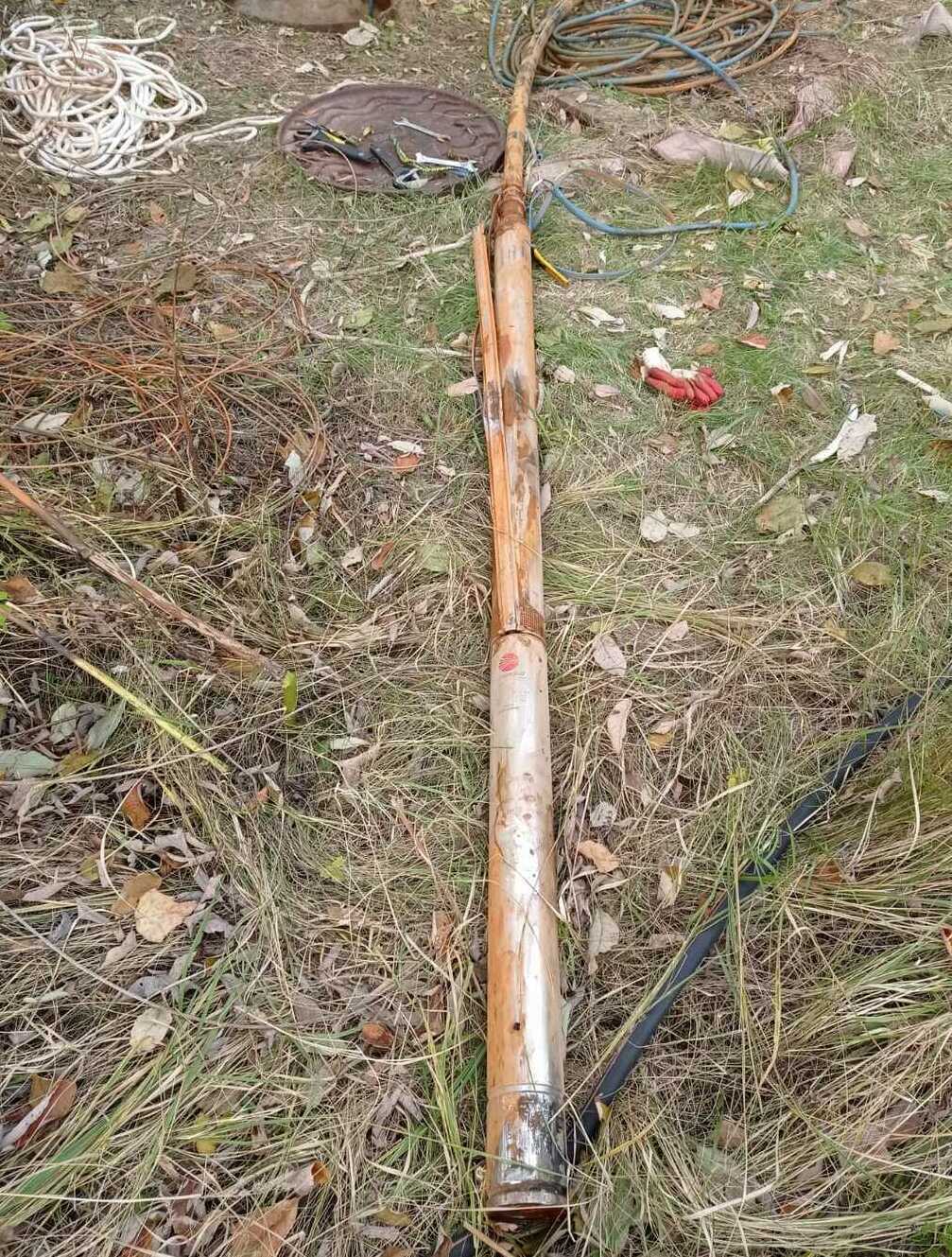 Устранение обрыва электрического кабеля Устранение обрыва электрического кабеля